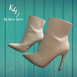 Little boots.  Beige.  Size 6. Little use.